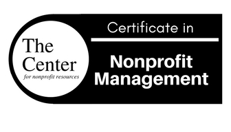 C4NPR Digital Badge Nonprofit Management B&W