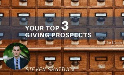 your top 3 giving prospects 1